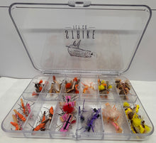Load image into Gallery viewer, 48 Piece Terrestrial Assortment with Fly Box- Strike Fly Company