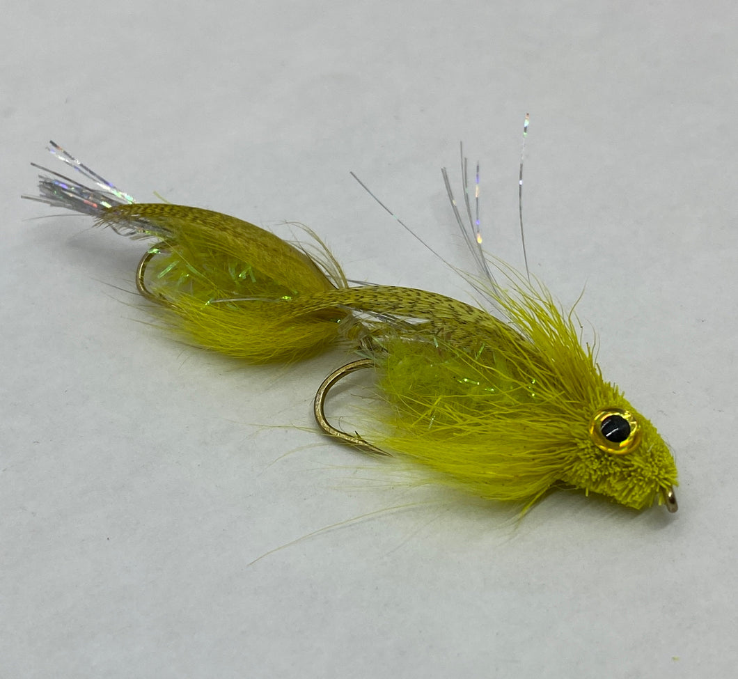Articulated Drunk and Disorderly - Light Olive - Articulated Streamer