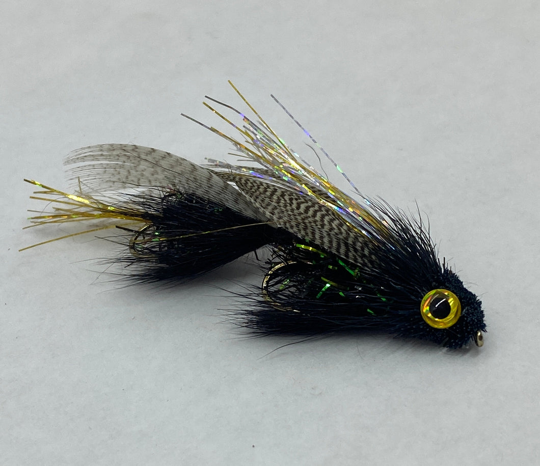 Articulated Drunk and Dissorderly - Black - Articulated Streamer
