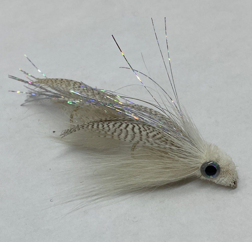 Articulated Drunk and Disorderly - White - Articulated Streamer