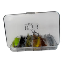 Load image into Gallery viewer, 12 Piece Barely Legal Articulated Streamer Assortment With Fly Box- Strike Fly Company