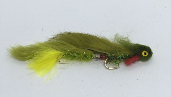 Articulated Butt Monkey - Olive - Articulated Streamer