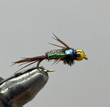 Load image into Gallery viewer, One Dozen (12) - Beadhead Flashback Pheasant Tail - Nymph