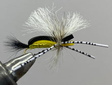 Load image into Gallery viewer, One Dozen (12) - Hippie Stomper - Yellow - Dry Fly