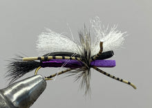 Load image into Gallery viewer, One Dozen (12) - Hippie Stomper - Purple - Dry Fly
