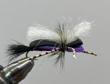 Load image into Gallery viewer, One Dozen (12) Hippie Stomper Purple, Dry Fly- Strike Fly Company