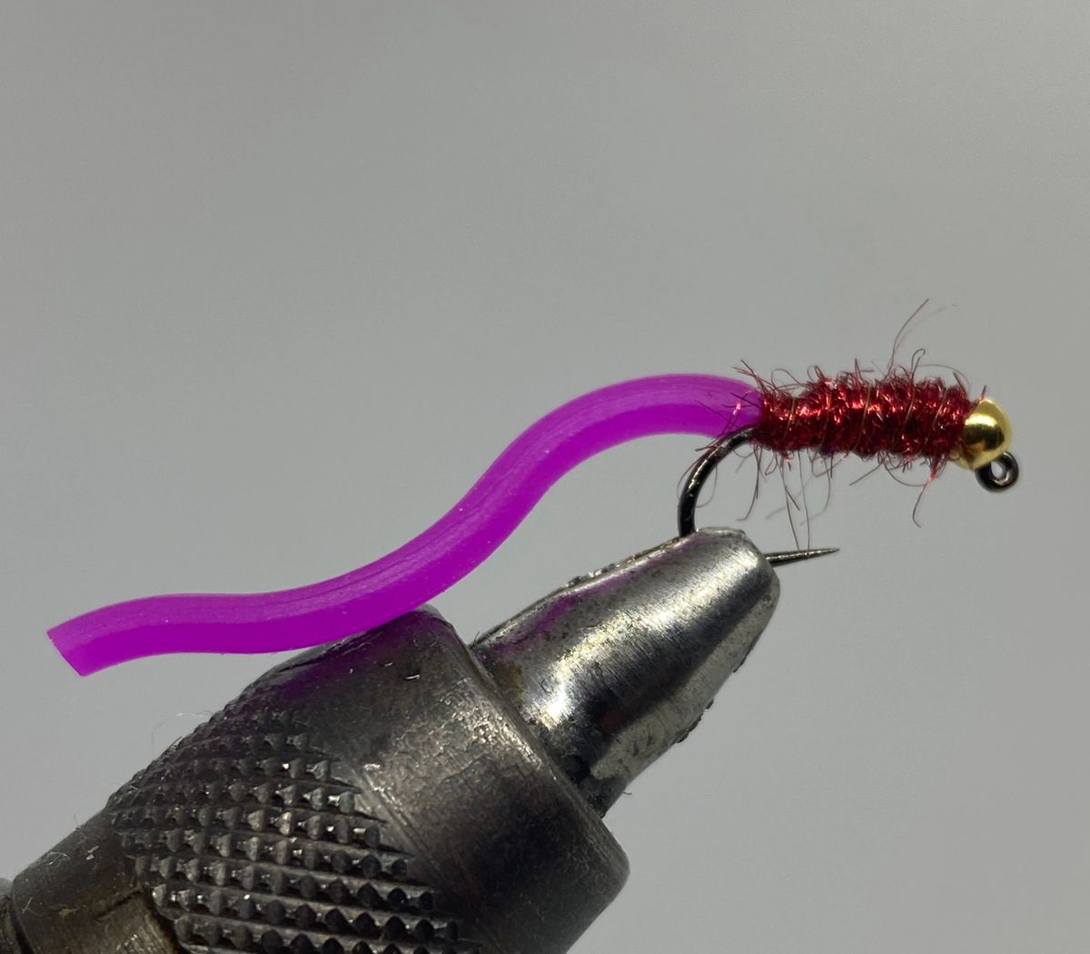 Tungsten Jig Squirmy Worm - Purple – Strike Fly