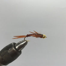 Load image into Gallery viewer, One Dozen (12) Beadhead Stonefly Brown, Nymph- Strike Fly Company