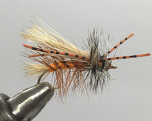 Load image into Gallery viewer, One Dozen (12) Rubber Legged Crystal Stimulator Orange- Strike Fly Company