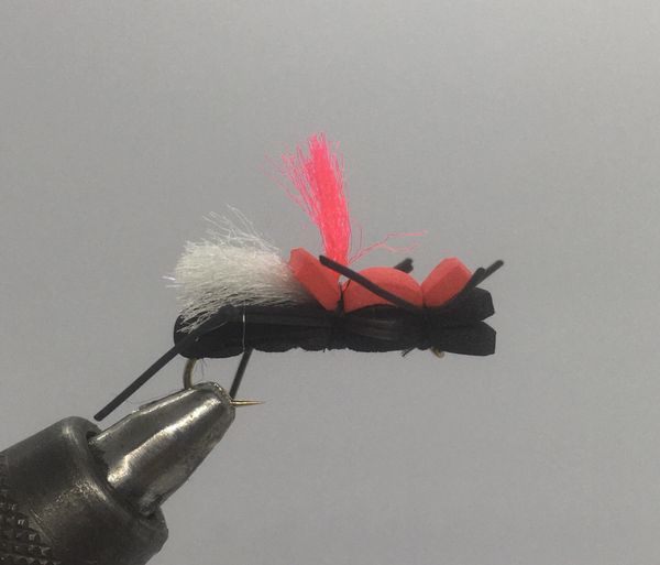 fat albert fishing lure One Dozen (12) - Fat Albert - Black and Red