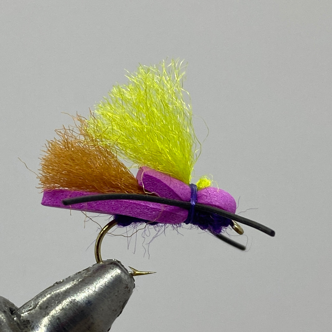 One Dozen (12) - Mini Flopper - Purple - Terrestrial