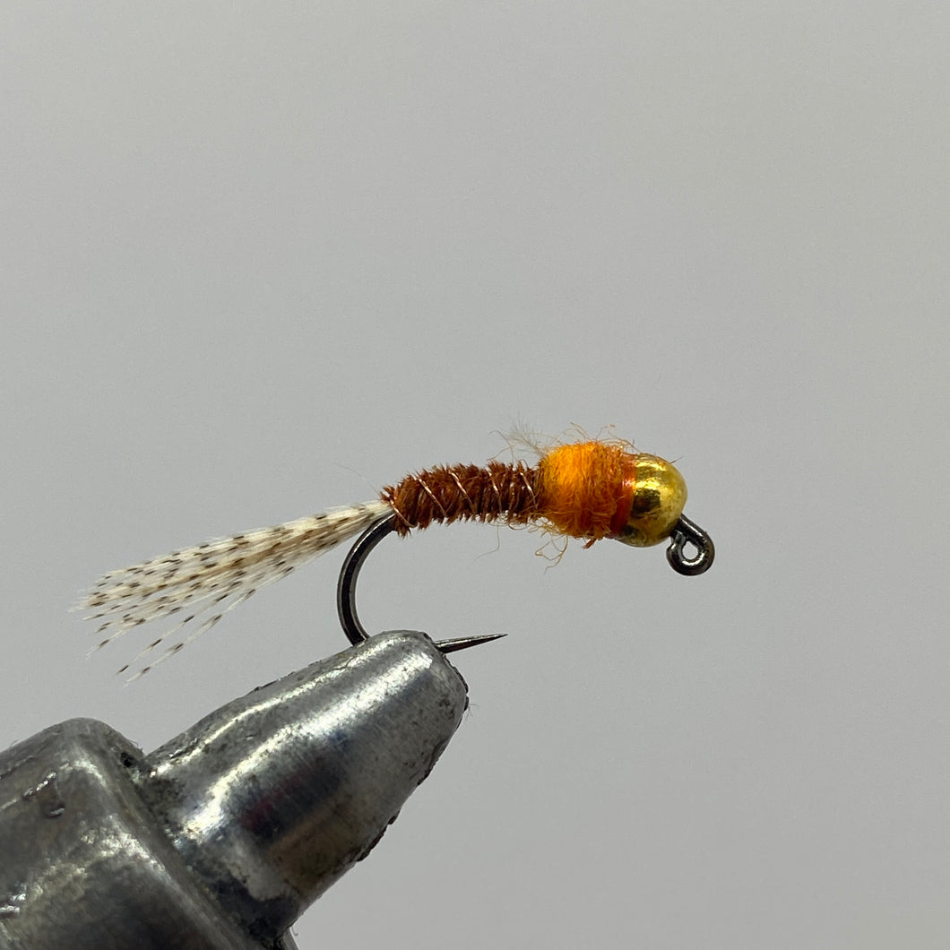 Tungsten Beadhead Jig -  Frenchie - Orange - Variant 2.0