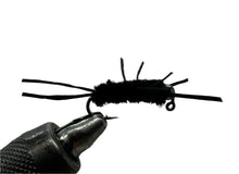 Load image into Gallery viewer, Tungsten Beadhead Jig -  Pat&#39;s Rubber Legs - Black
