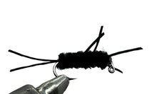 Load image into Gallery viewer, Tungsten Beadhead Jig -  Pat&#39;s Rubber Legs - Black
