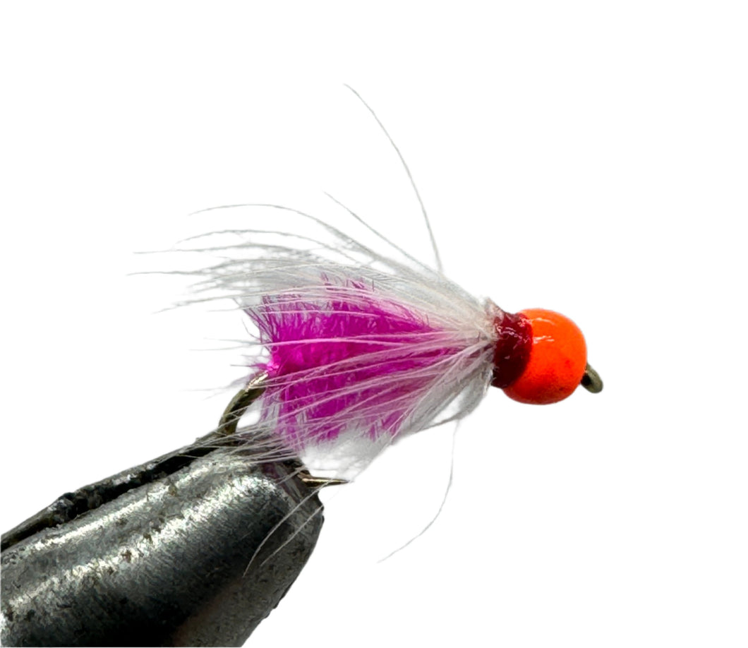 One Dozen (12) - Firebead Ray Charles Soft Hackle - Pink - Nymph