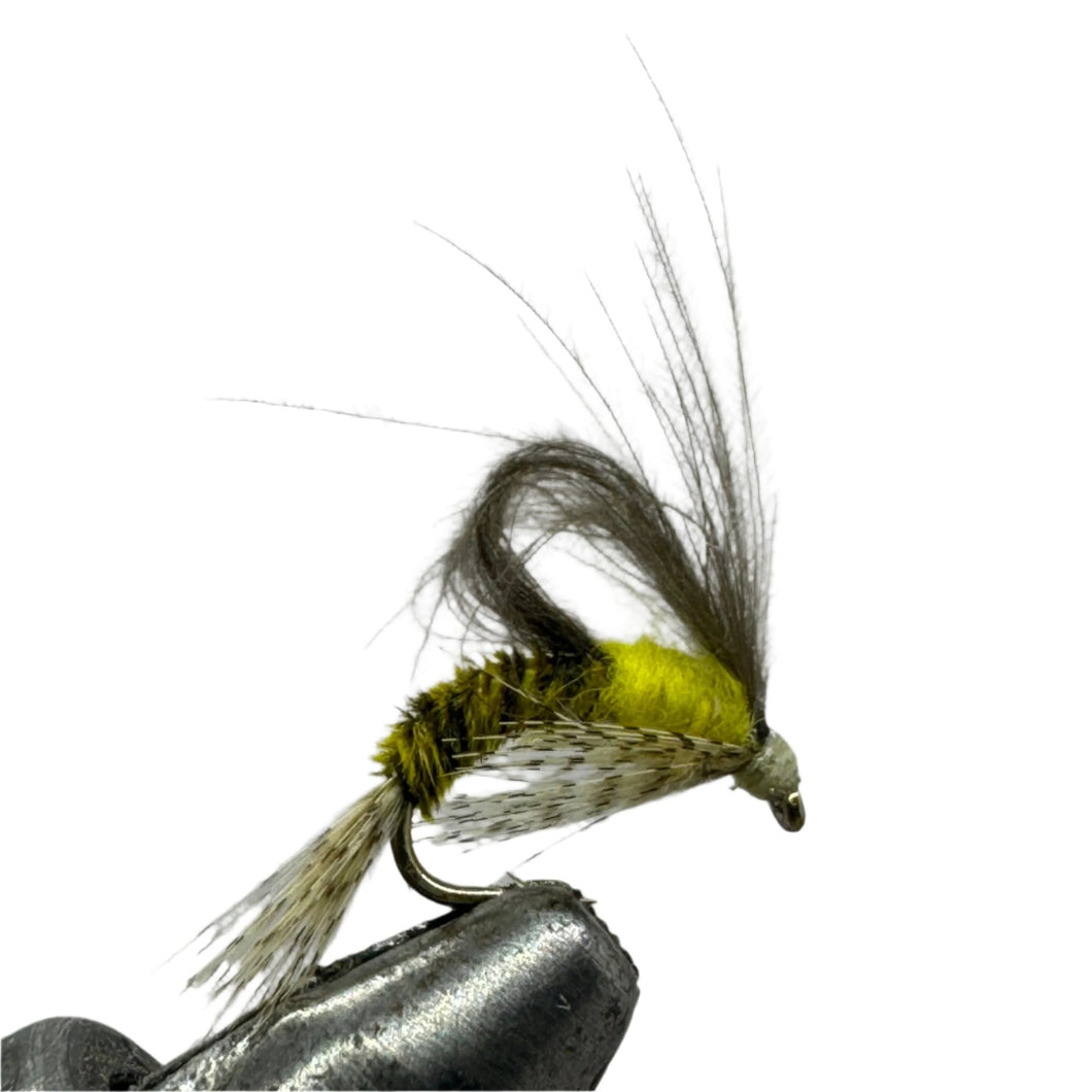 One Dozen (12) - CDC Loop Wing Emerger - PMD - Dry Fly