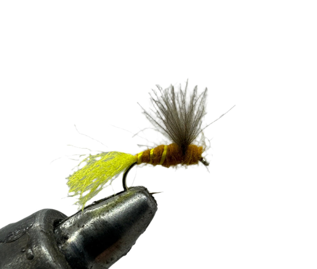 One Dozen (12) - CDC Sulphur - Sparkle Dun - Variant- Dry Fly