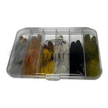 Load image into Gallery viewer, 12 Piece Sex Dungeon Articulated Streamer Assortment With Fly Box- Strike Fly Company
