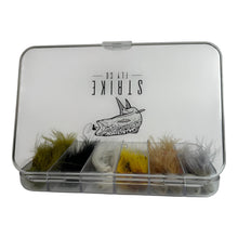 Load image into Gallery viewer, 12 Piece Sex Dungeon Articulated Streamer Assortment With Fly Box- Strike Fly Company
