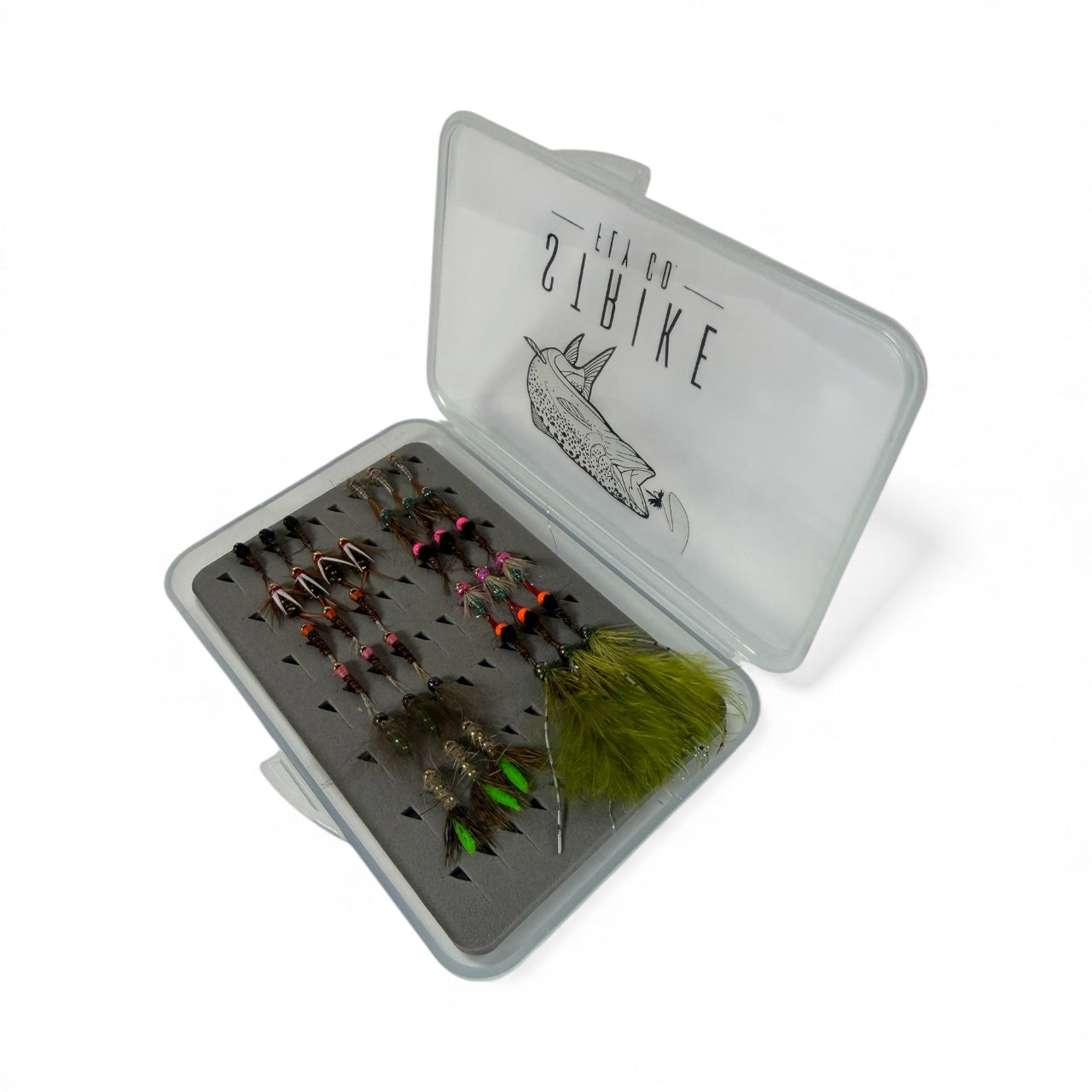 36-Piece Tungsten Jig Nymph Fly Fishing Flies Collection – Assorted Hook Sizes, Trout & Freshwater