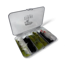 Load image into Gallery viewer, 12 Piece Articulated Streamer Assortment With Fly Box- Strike Fly Company
