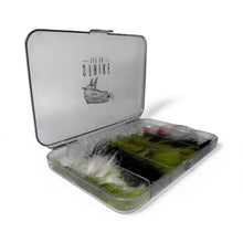 Load image into Gallery viewer, 12 Piece Articulated Streamer Assortment With Fly Box- Strike Fly Company
