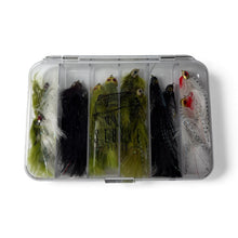 Load image into Gallery viewer, 12 Piece Articulated Streamer Assortment With Fly Box- Strike Fly Company
