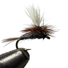 Load image into Gallery viewer, Fishing fly on a hook against a white background
