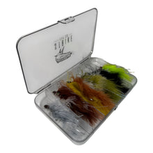 Load image into Gallery viewer, 12 Piece Barely Legal Articulated Streamer Assortment With Fly Box- Strike Fly Company
