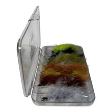 Load image into Gallery viewer, 12 Piece Barely Legal Articulated Streamer Assortment With Fly Box- Strike Fly Company
