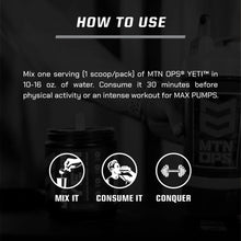 Load image into Gallery viewer, MTN OPS - YETI PRE WORKOUT - 30 Servings - Bugle Berry
