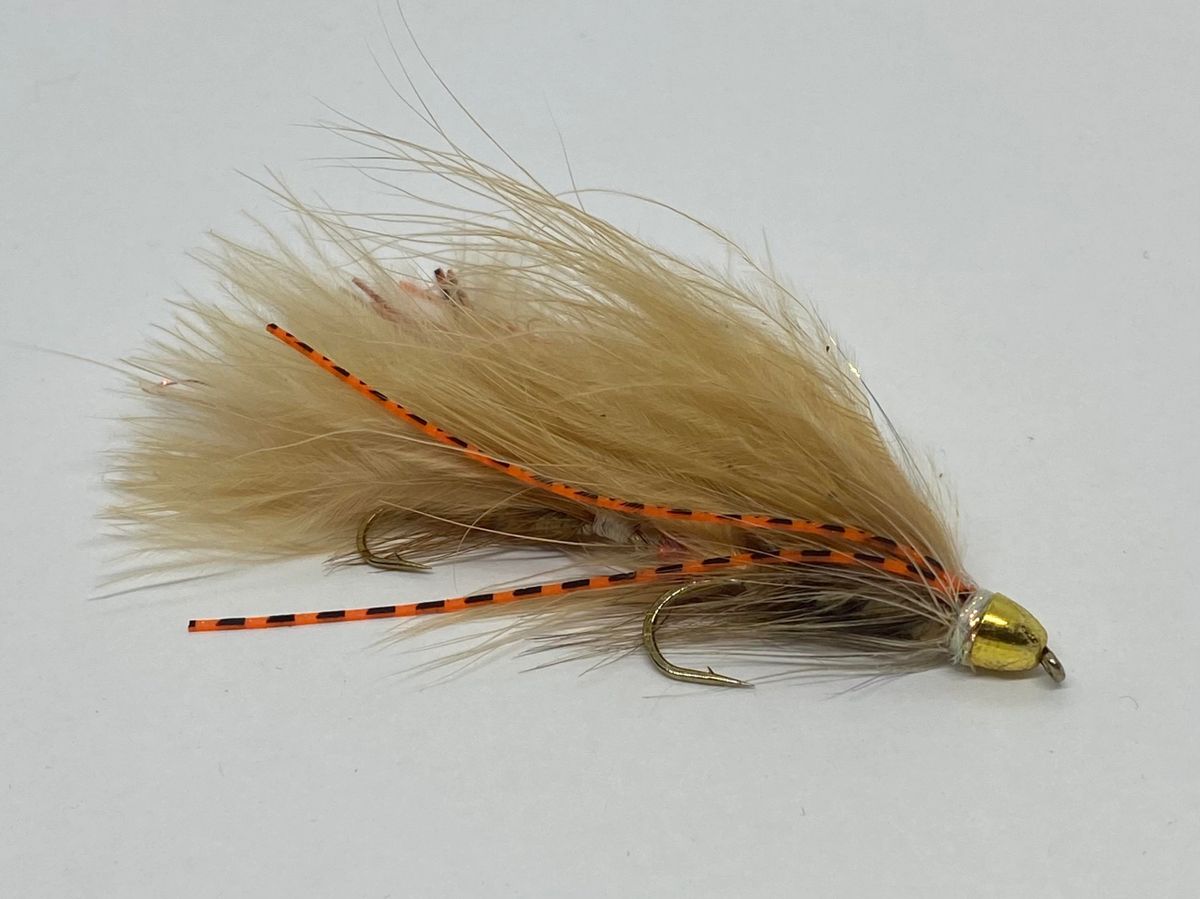 Articulated Peanut Envy - Ginger - Articulated Streamer – Strike Fly