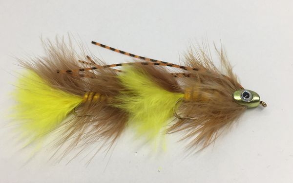 Fish Skull Jointed Urchin - Bighorn - Articulated Streamer