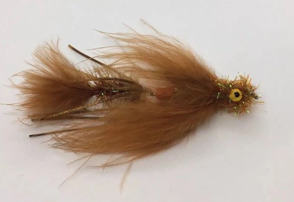 Articulated Circus Peanut - Brown - Articulated Streamer