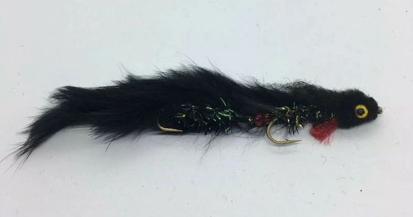 Articulated Butt Monkey - Black - Articulated Streamer