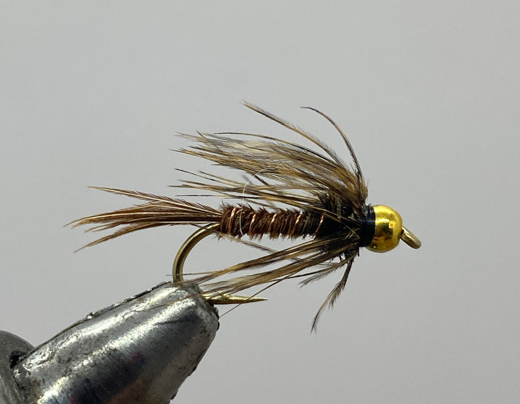 One Dozen (12) - Tungsten Beadhead Pheasant Tail - Soft Hackle