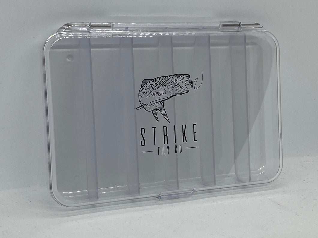 3 Pack - Large Clear 6 Compartment Fly Box - Long Compartment