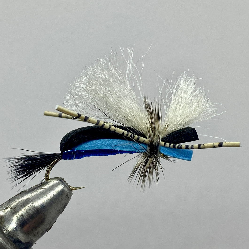 One Dozen (12) - Hippie Stomper - Blue - Dry Fly