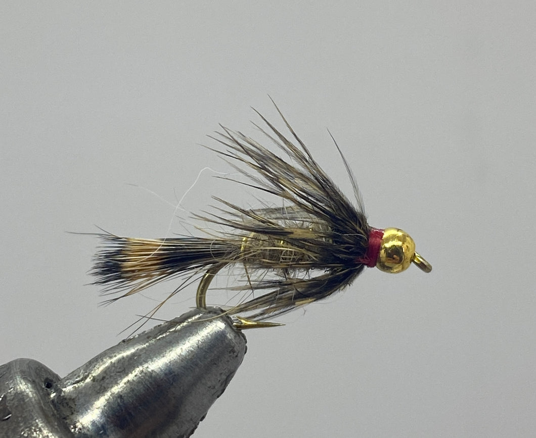 One Dozen (12) - Tungsten Beadhead Hare's Ear Soft Hackle - Nymph