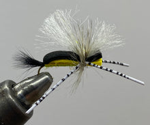 Load image into Gallery viewer, One Dozen (12) - Hippie Stomper - Yellow - Dry Fly
