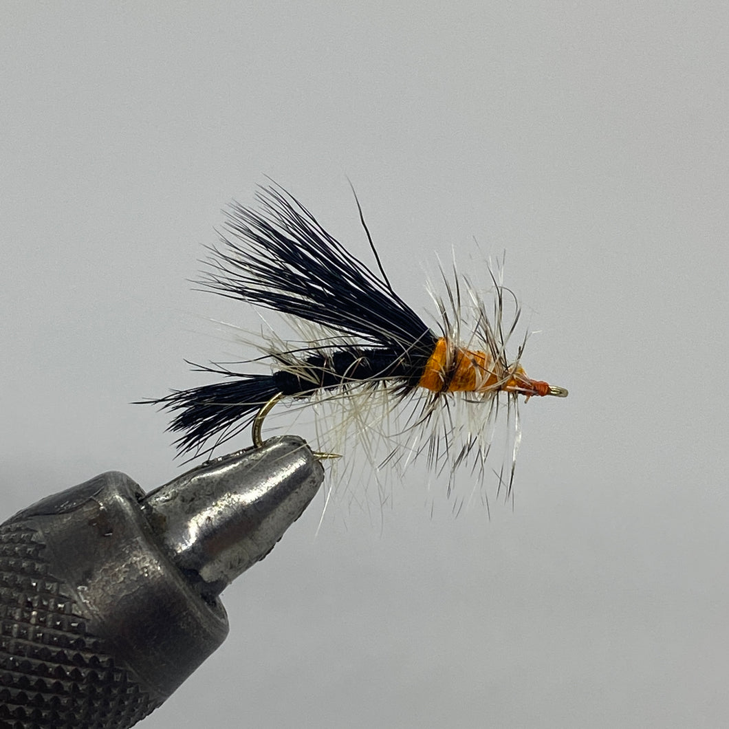 One Dozen (12) - Stimulator - Black - Dry Fly