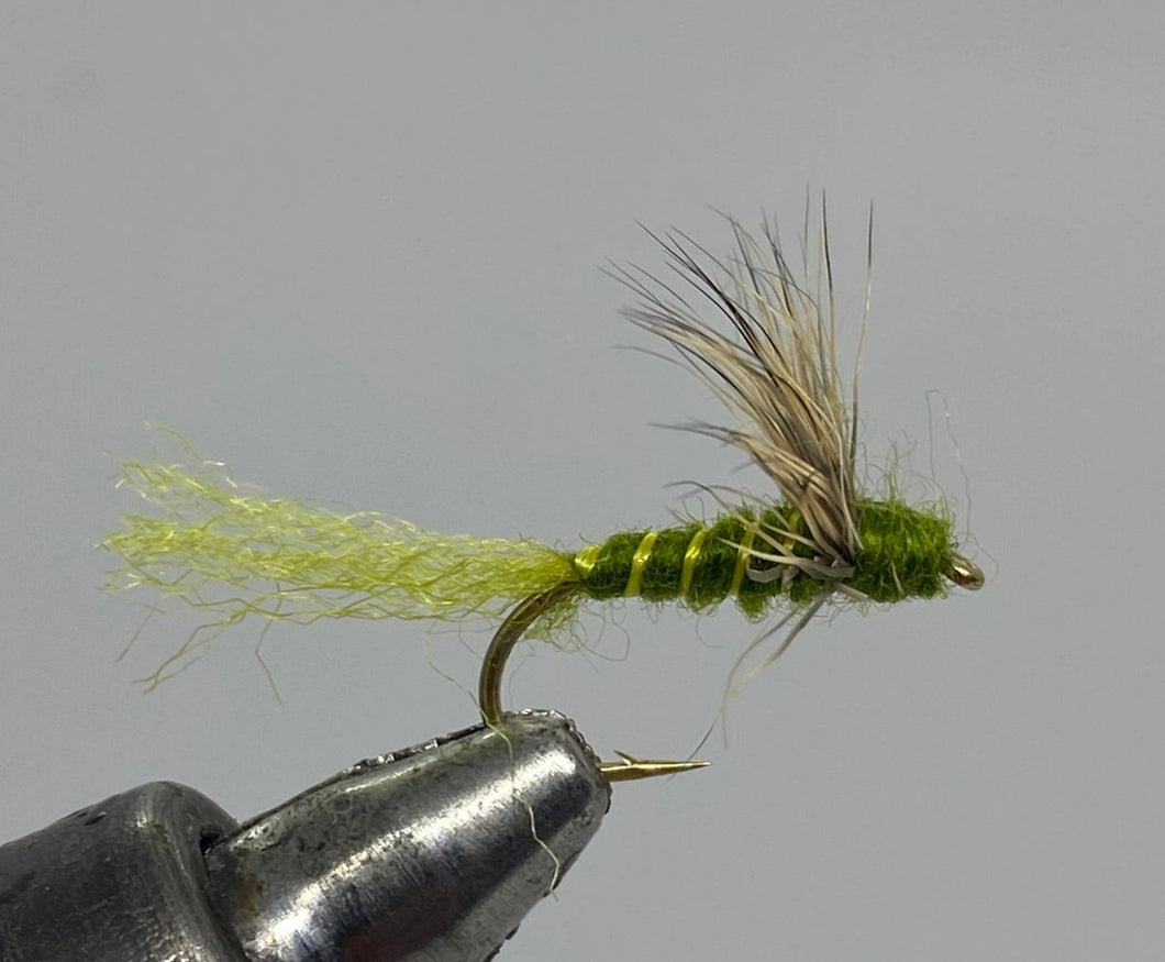 One Dozen (12) - Green Drake - Sparkle Dun - Dry Fly
