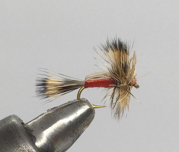 One Dozen (12) - Humpy - Red - Dry Fly